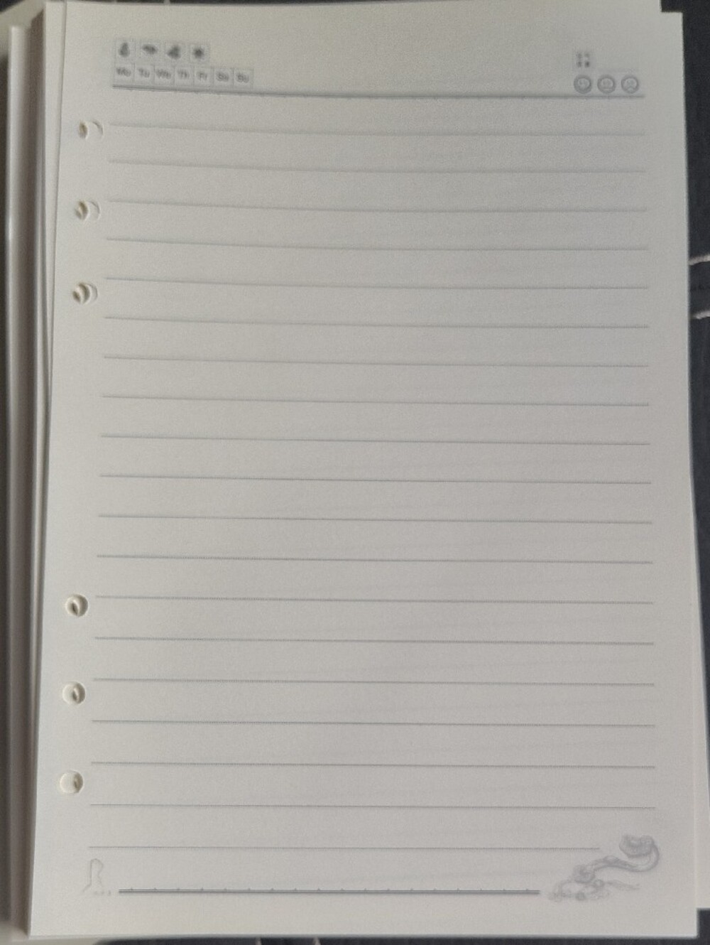 Rose Gold A5 Binder With Inserts - Picture 2 of 4